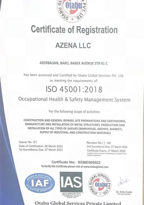 Certificate of Registration